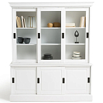 Витрина из массива сосны Cobbett White Wood Showcase варинант исполнения - 2 | Loft Concept в Омске