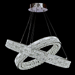 Люстра на 2 кольца с текстурной огранкой Reflection of Reality варинант исполнения - 7 | Loft Concept в Омске