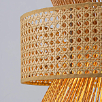 Подвесной светильник с абажуром из натуральных материалов Light Inside the Cell варинант исполнения - 4 | Loft Concept в Омске