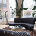 Дизайнерский журнальный стол в виде раковины с жемчужиной под прозрачной столешницей Fahin варинант исполнения - 4 | Loft Concept в Омске