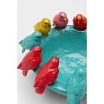 Декоративное дизайнерское блюдо разноцветные попугаи  варинант исполнения - 2 | Loft Concept в Омске