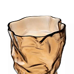 Ваза стеклянная фактурная Crumpled Vase 32 см варинант исполнения - 2 | Loft Concept в Омске