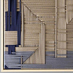 Аксессуар Геометрическая абстракция Figurative Beige Wall Hangings варинант исполнения - 1 | Loft Concept в Омске