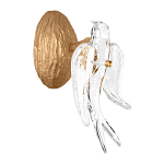 Бра с прозрачной стеклянной фигуркой птички Serip Voa варинант исполнения - 3 | Loft Concept в Омске