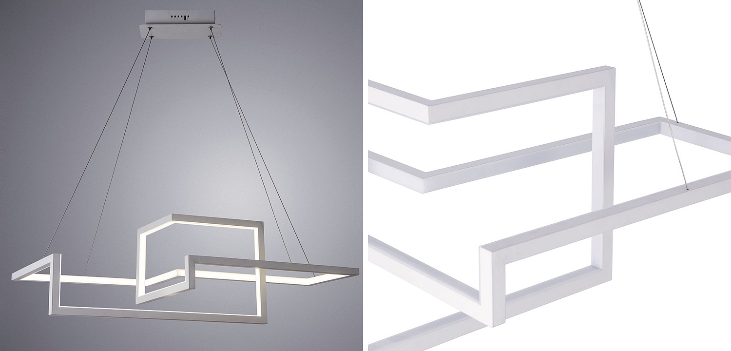 Люстра Esther Geometric White Chandelier II Люстра Esther Geometric White Chandelier II - Loft-Concept в Омске
