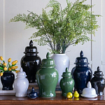 Ваза с крышкой однотонная Высота 48 см Chinoiserie Ceramics варинант исполнения - 6 | Loft Concept в Омске