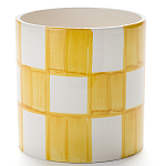 Кашпо из керамики с графическими принтами Brighter варинант исполнения - 5 | Loft Concept в Омске