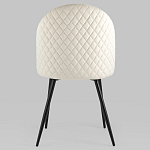 Мягкий стул в бежевом велюре Miruna Chair варинант исполнения - 4 | Loft Concept в Омске