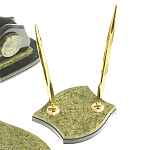 Настольный письменный набор из змеевика из 7-ми элементов Successful Leader варинант исполнения - 8 | Loft Concept в Омске