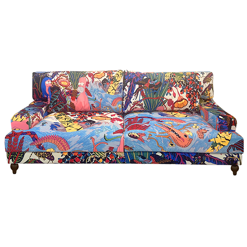Премиальный Акцентный Диван Simpsons in Paradise Pop Art Sofa Мульти Премиальный Акцентный Диван Simpsons in Paradise Pop Art Sofa Мульти в Омске | Loft Concept