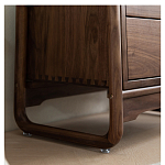 Вешалка деревянная с 2- мя ящиками Moon Walnut Furniture варинант исполнения - 10 | Loft Concept в Омске