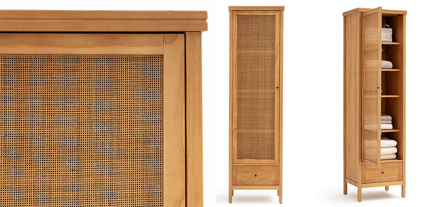 Шкаф Niels Wicker Cupboard Шкаф Niels Wicker Cupboard - Loft-Concept в Омске