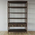 Стеллаж с двумя ящиками Elsa Dreams Walnut варинант исполнения - 4 | Loft Concept в Омске