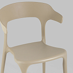 Бежевый стул из прочного PP-пластика JORIS варинант исполнения - 7 | Loft Concept в Омске