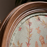 Барный стул из массива бука светло-зеленый с растительным орнаментом Raffael Angel Green Bar stool варинант исполнения - 4 | Loft Concept в Омске