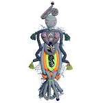 Кукла из одежды и павлопосадских платков Rusalka Blue Jeans 2 варинант исполнения - 1 | Loft Concept в Омске