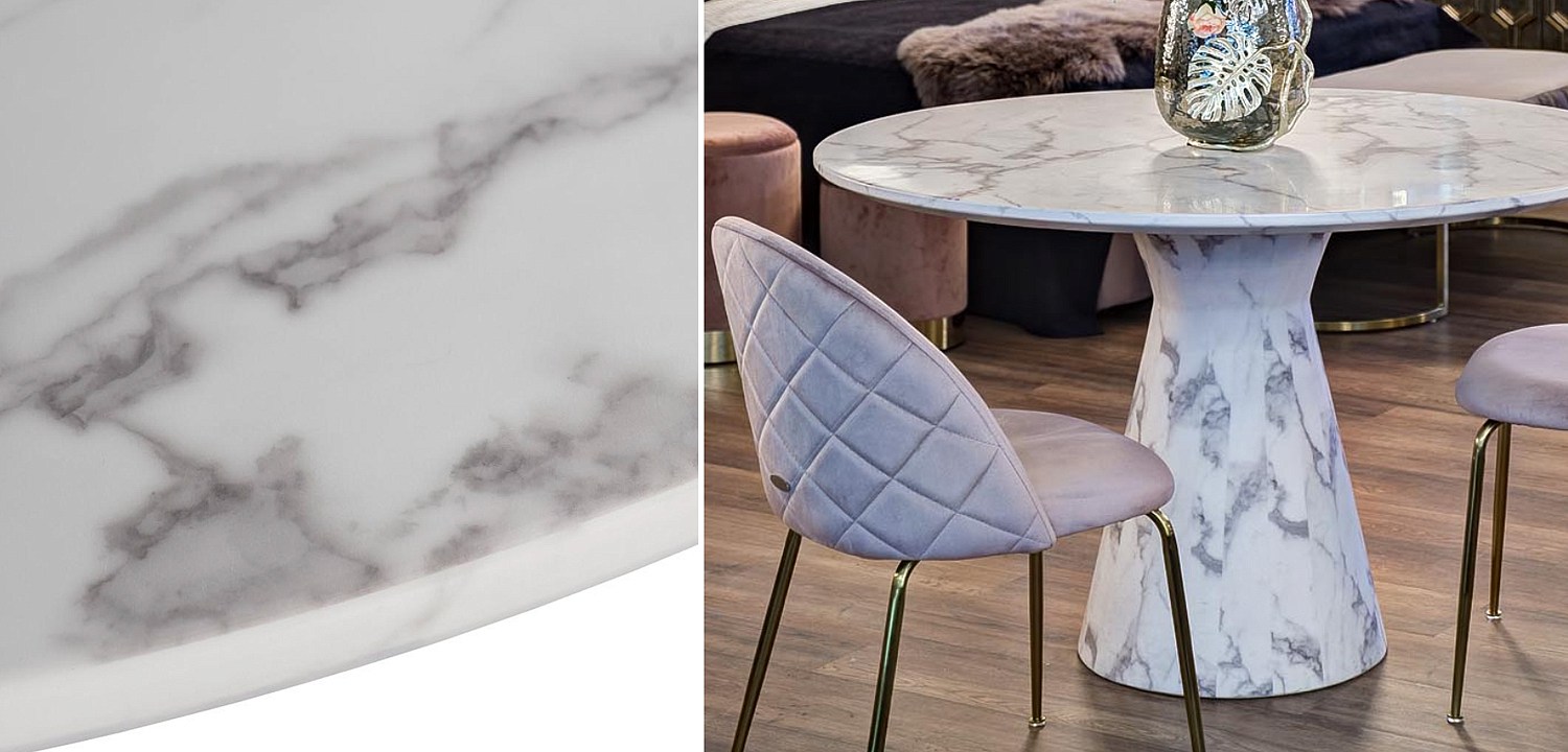 Обеденный стол Adongo White Обеденный стол Adongo White - Loft-Concept в Омске