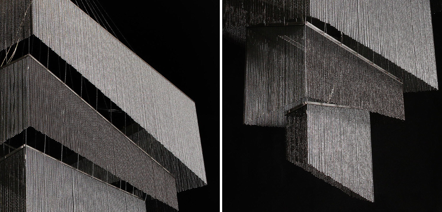 Люстра Серебряные цепочки Willowlamp Geometric Storm Silver Люстра Серебряные цепочки Willowlamp Geometric Storm Silver - Loft-Concept в Омске
