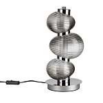 Настольная лампа с 3-мя рифлеными стеклянными шарами Marcelh Light варинант исполнения - 5 | Loft Concept в Омске