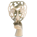 Маска ручной работы деревянная резная Beauty Mask варинант исполнения - 1 | Loft Concept в Омске