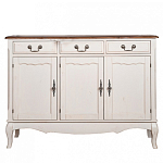 Буфет трехстворчатый с 3-мя ящиками в стиле прованс Interiors Romance варинант исполнения - 1 | Loft Concept в Омске