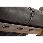 Кресло Duncan винтажная черная кожа варинант исполнения - 4 | Loft Concept в Омске