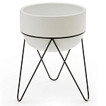 Кашпо Elevated Planters Luna 54 белое варинант исполнения - 1 | Loft Concept в Омске