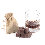 Камни для охлаждения виски из красного лемезита Natural Stone Cube варинант исполнения - 6 | Loft Concept в Омске