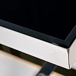 Столик журнальный квадратный с основанием в оттенках хром и золото Harmony Color and Shapes варинант исполнения - 2 | Loft Concept в Омске