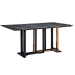 Стол обеденный со стальными ножками оригинальной формы Gourmet Meal варинант исполнения - 1 | Loft Concept в Омске