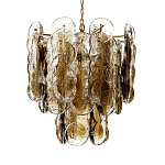 Люстра из круглых стеклянных элементов Vienna варинант исполнения - 1 | Loft Concept в Омске