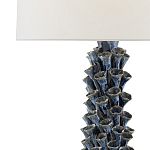 Настольная лампа с корпусом из цветков колокольчика Cascade of Blue Flowers варинант исполнения - 1 | Loft Concept в Омске