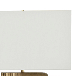 Настольная лампа с прямоугольным белым абажуром Skillful Face варинант исполнения - 2 | Loft Concept в Омске