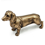 Статуэтка такса с реалистичными деталями и гладкой поверхностью Dachshund Style варинант исполнения - 1 | Loft Concept в Омске