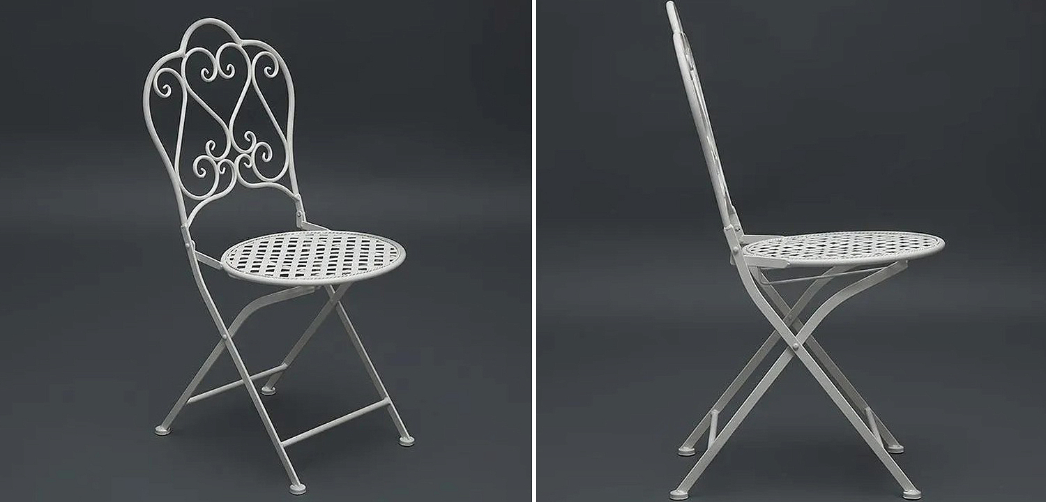 Стул Forged Patterns Love White Стул Forged Patterns Love White - Loft-Concept в Омске