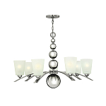 Люстра с матовыми конусными плафонами и декоративными элементами в форме шаров Hinkley варинант исполнения - 14 | Loft Concept в Омске