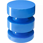 Столик приставной фигурный синий Curly Blue Table варинант исполнения - 1 | Loft Concept в Омске