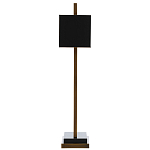 Настольная лампа прямоугольная с черным абажуром Strictness of Forms варинант исполнения - 3 | Loft Concept в Омске