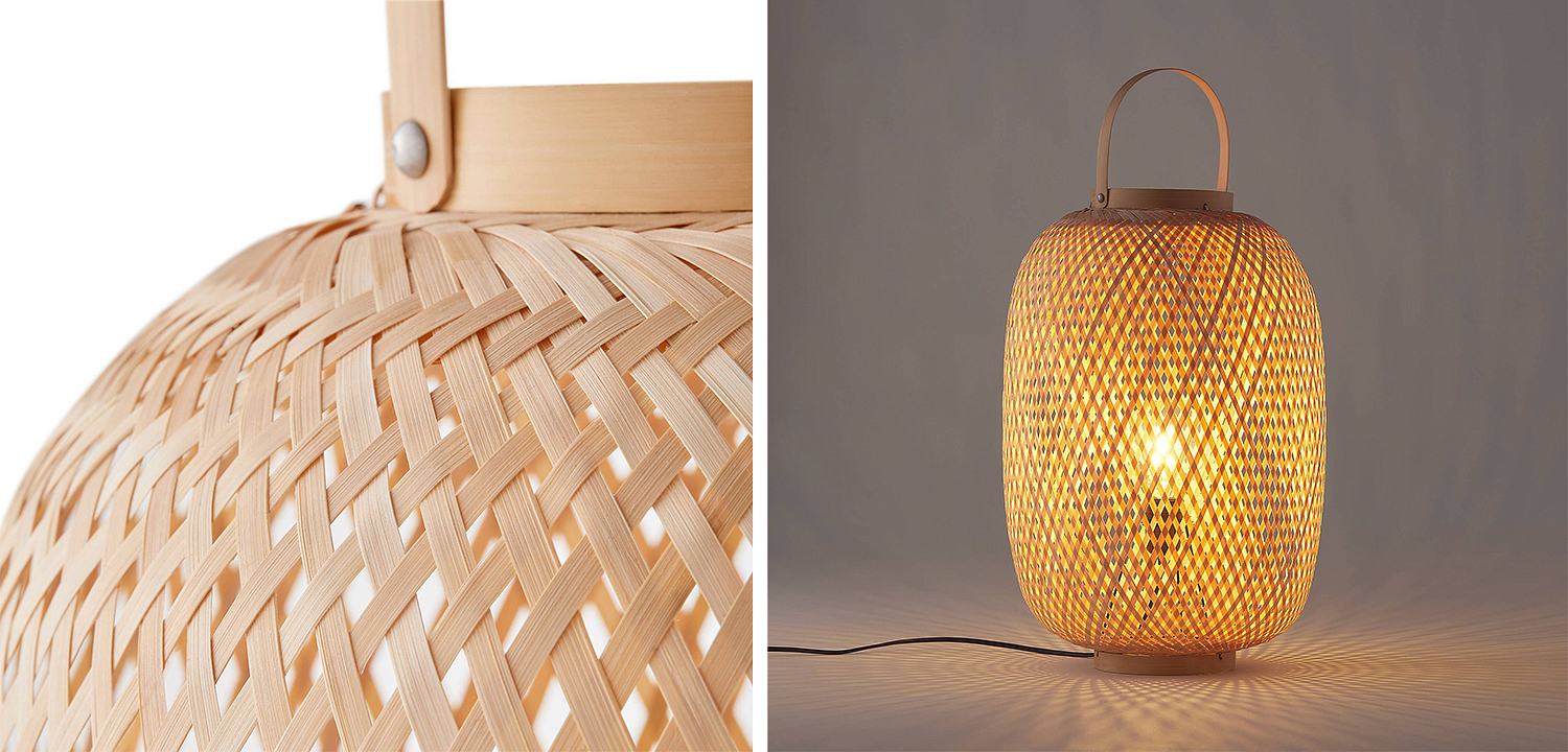 Настольная лампа Lantern Wicker Table lamp Настольная лампа Lantern Wicker Table lamp - Loft-Concept в Омске