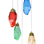 Потолочный светильник с пятью цветными плафонами Soar Colorful Lamp варинант исполнения - 4 | Loft Concept в Омске