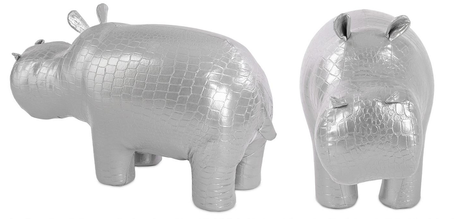 Пуф Бегемот Poof Hippo silver Пуф Бегемот Poof Hippo silver - Loft-Concept в Омске