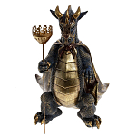 Подсвечник в виде дракона Dragon candlestick Brown Gold варинант исполнения - 1 | Loft Concept в Омске