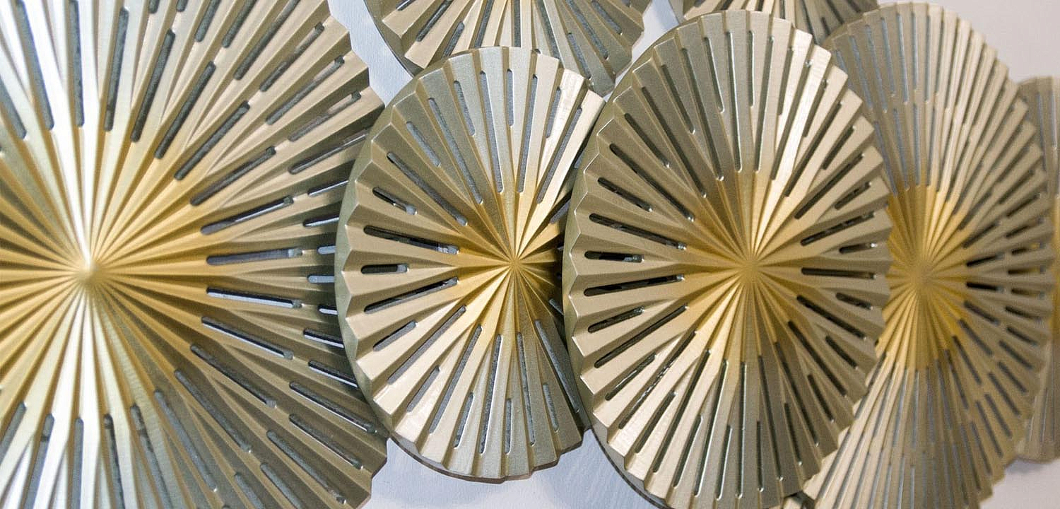 Арт-объект Apollo Gold and Silver Wall Plaque Disc gap 9 Арт-объект Apollo Gold and Silver Wall Plaque Disc gap 9 - Loft-Concept в Омске