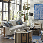 Приставной стол с металлическим золотым  основанием и чёрной столешницей Paradigm варинант исполнения - 2 | Loft Concept в Омске