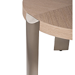 Столик журнальный круглый со светлым шпоном Light Veneer Table варинант исполнения - 6 | Loft Concept в Омске