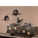 Дизайнерский комод с декором в виде круглых элементов на фасаде Matisse варинант исполнения - 4 | Loft Concept в Омске