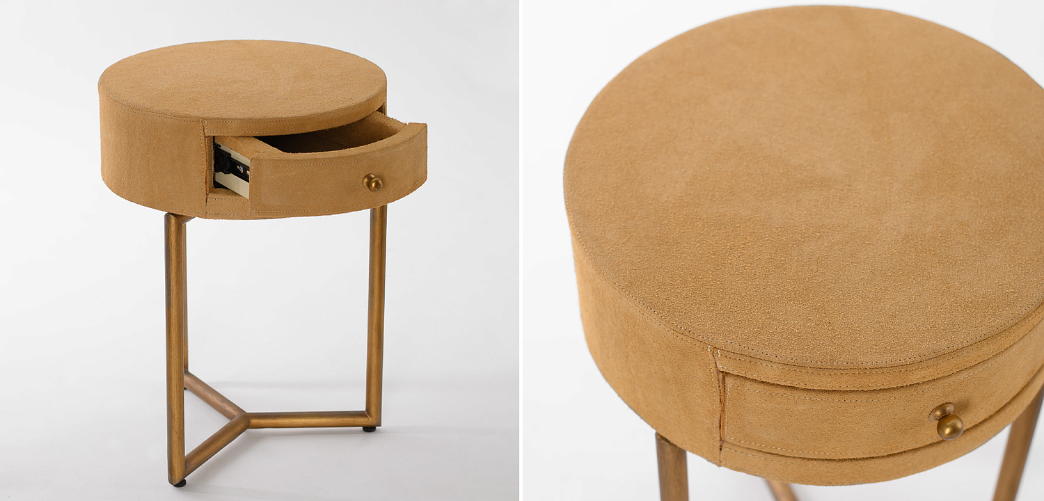 Приставной стол Suede Side Table Приставной стол Suede Side Table - Loft-Concept в Омске