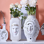 Ваза с золотисто-белыми фрагментами Faces of Imagination варинант исполнения - 3 | Loft Concept в Омске