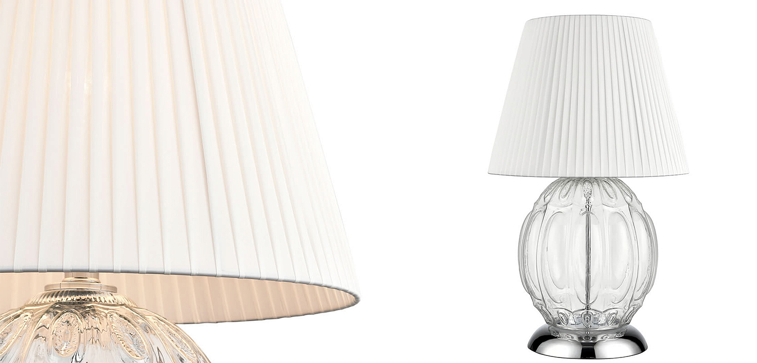 Настольная лампа Прозрачное Стекло Hailey Table Lamp Настольная лампа Прозрачное Стекло Hailey Table Lamp - Loft-Concept в Омске
