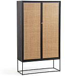 Шкаф с 2-мя дверцами из ротанга ручной работы Fuse Wicker Furniture варинант исполнения - 1 | Loft Concept в Омске